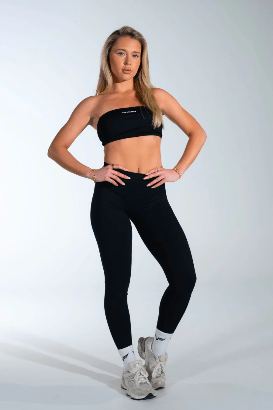 Club Athletica Flex Backless Bandeau Black - Image 5