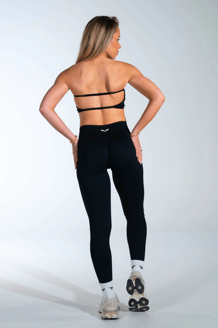 Club Athletica Flex Backless Bandeau Black - Image 6