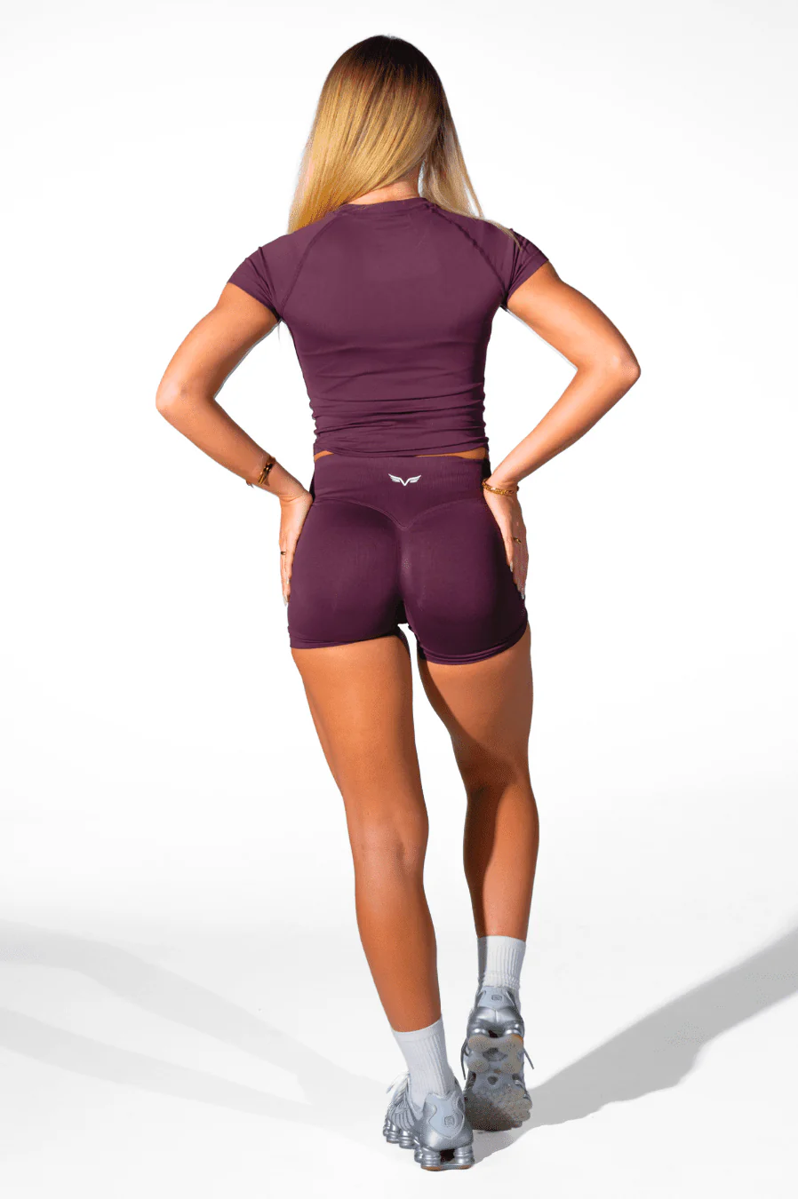 Club Athletica Flex Contour Fit Tee Mocha Velvet - Image 3