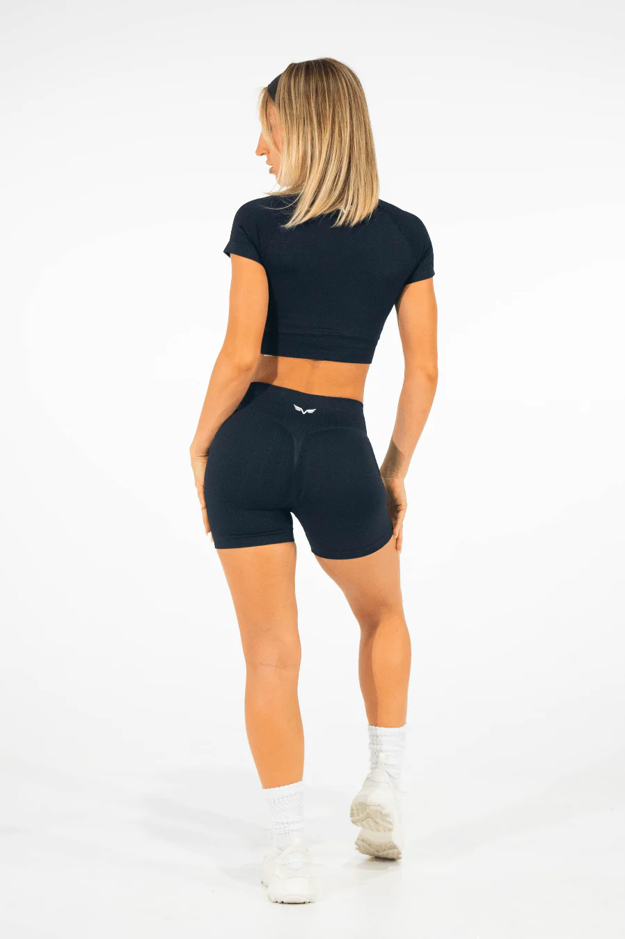 Club Athletica Flex Seamless Crop Top Black - Image 5
