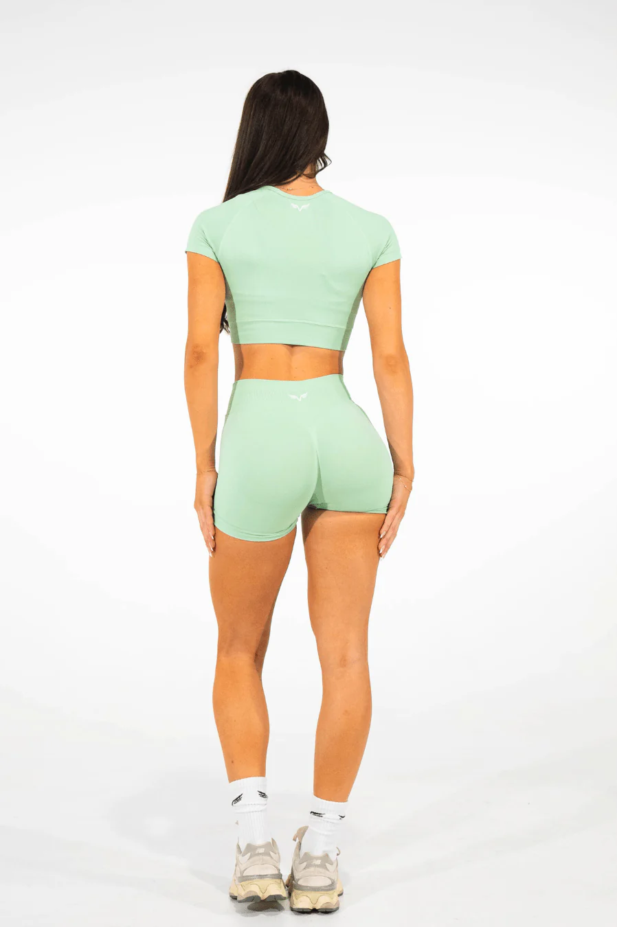 Club Athletica Flex Seamless Crop Top Light Green - Image 5