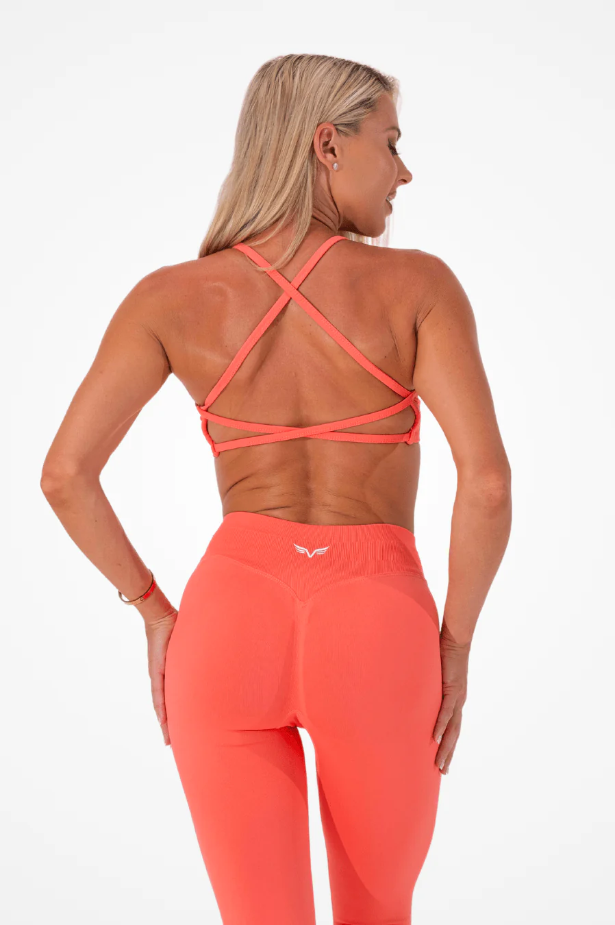 Club Athletica Flex Seamless Leggings Apricot - Image 4