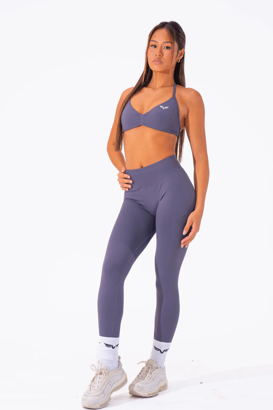 Club Athletica Flex Seamless Leggings Graphite - Image 2