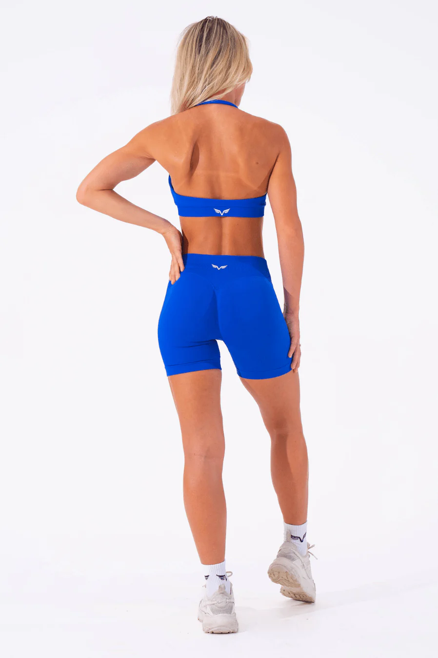 Club Athletica Flex Seamless Shorts Velocity Blue - Image 3