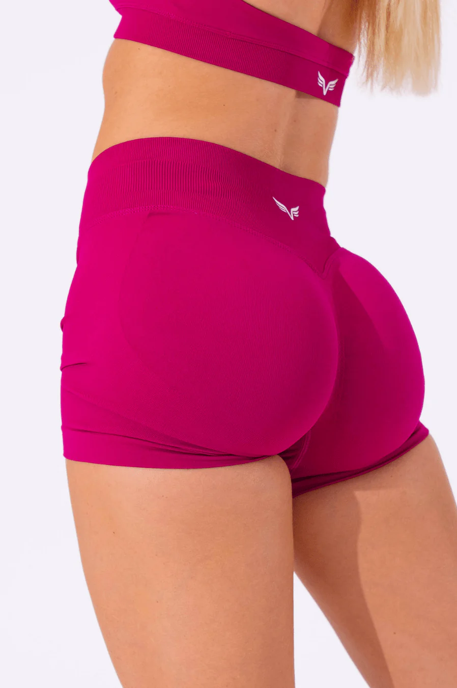 Club Athletica Flex Seamless Shorts Raspberry