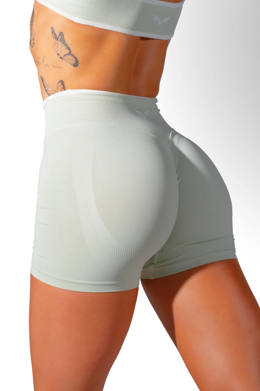 Club Athletica Impact Sculpt Seamless Shorts Pistachio