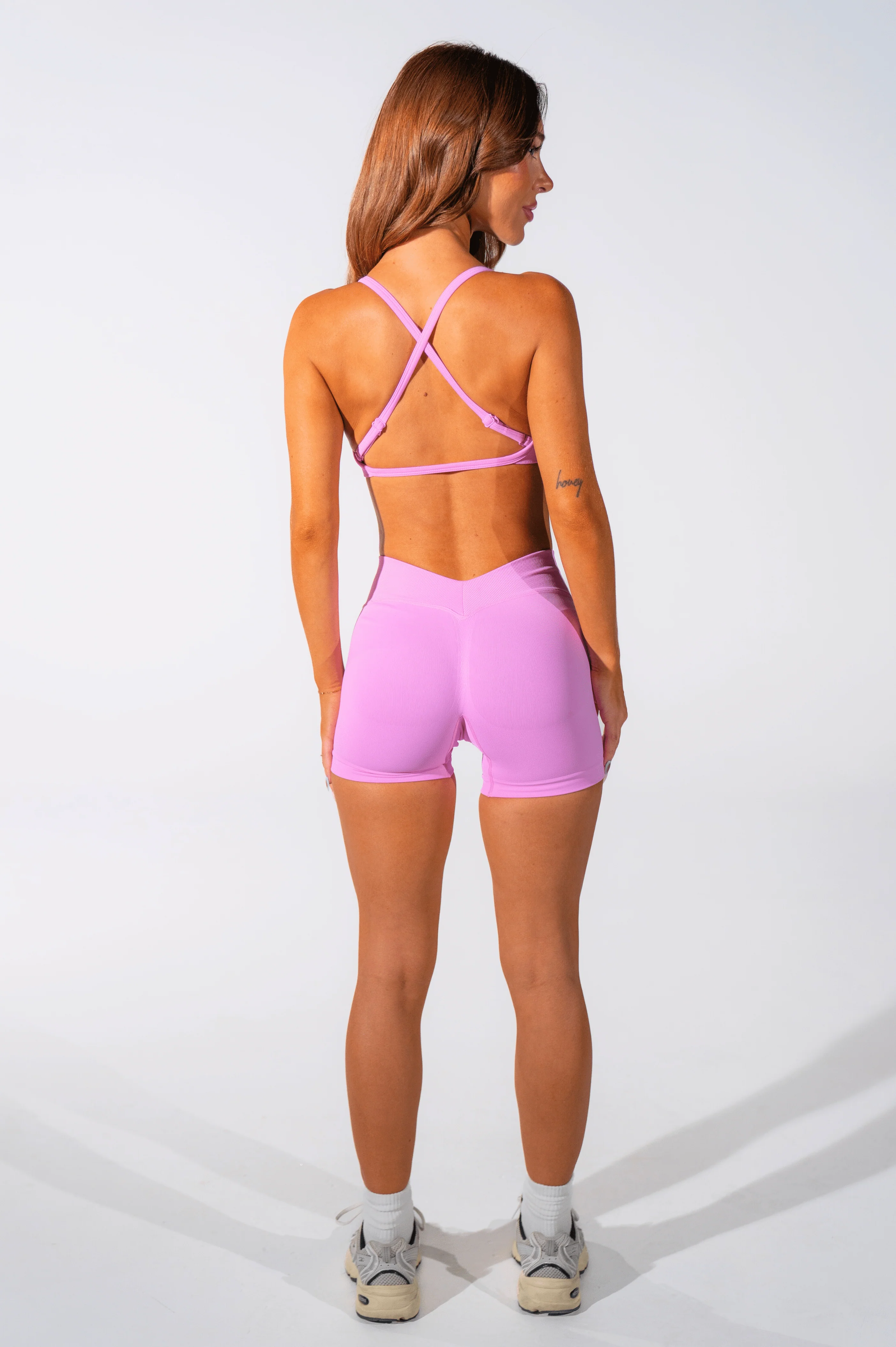 Club Athletica Sculptura Seamless Crop Top Pink - Image 7