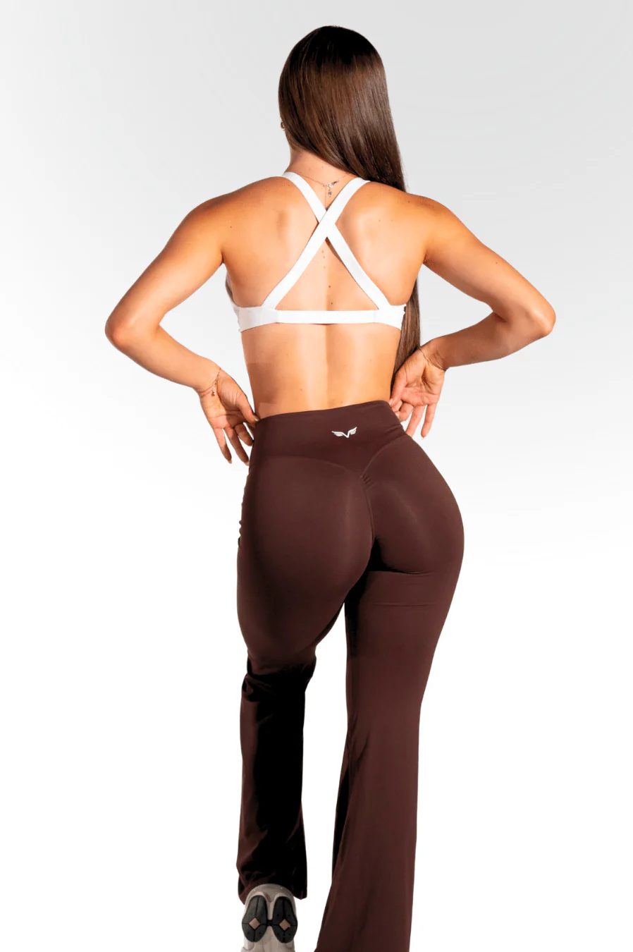 Club Athletica - Staple Twist Cross-Back Crop - White - Image 7
