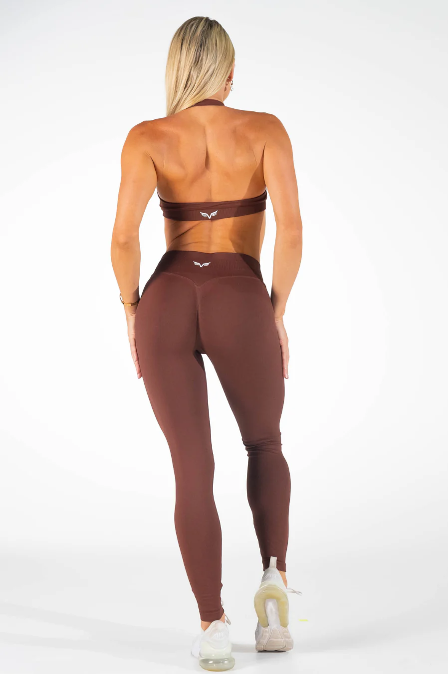 Club Athletica Flex Seamless Leggings Cocoa Brown - Image 3