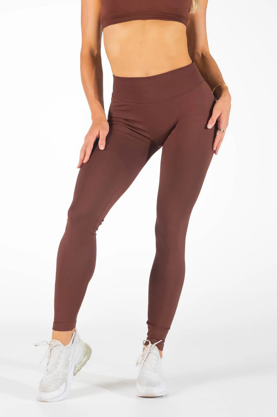Club Athletica Flex Seamless Leggings Cocoa Brown - Image 6