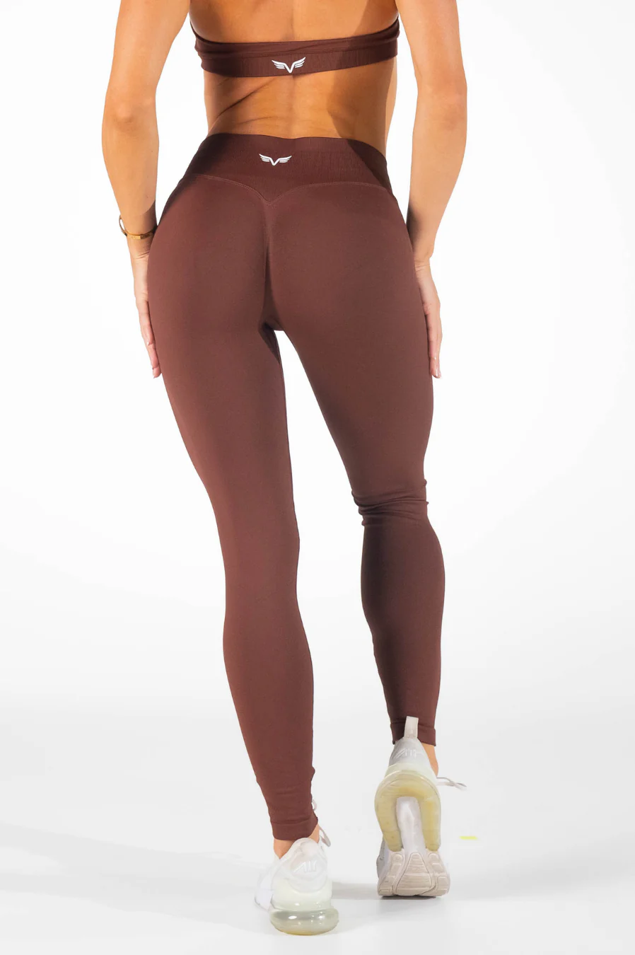 Club Athletica Flex Seamless Leggings Cocoa Brown - Image 7