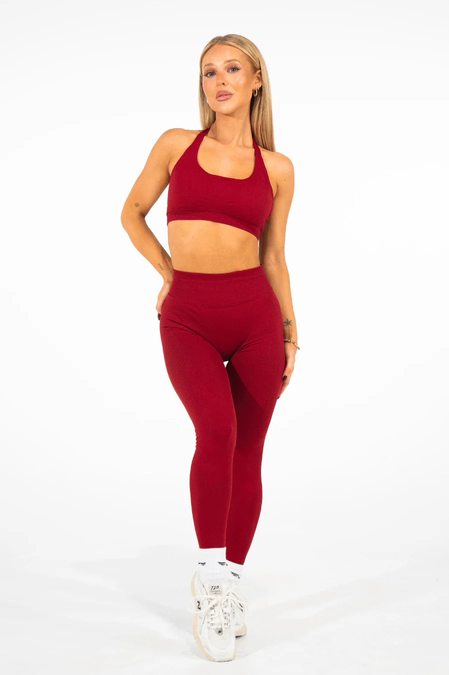 Club Athletica Flex Seamless Leggings Red - Image 4