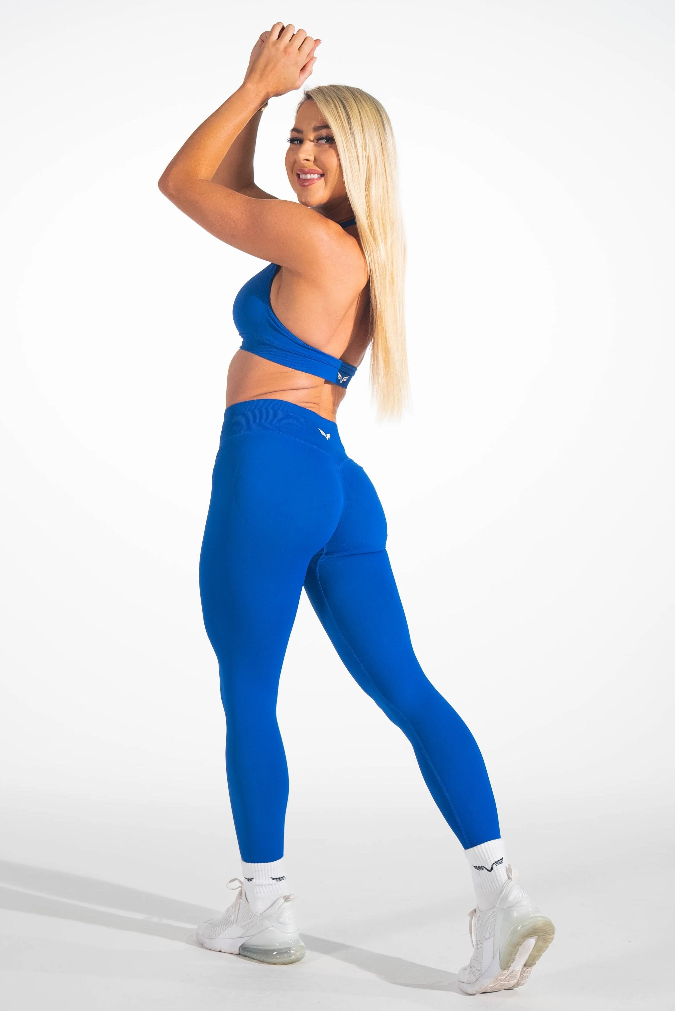 Club Athletica Flex Seamless Leggings Royal Blue - Image 4