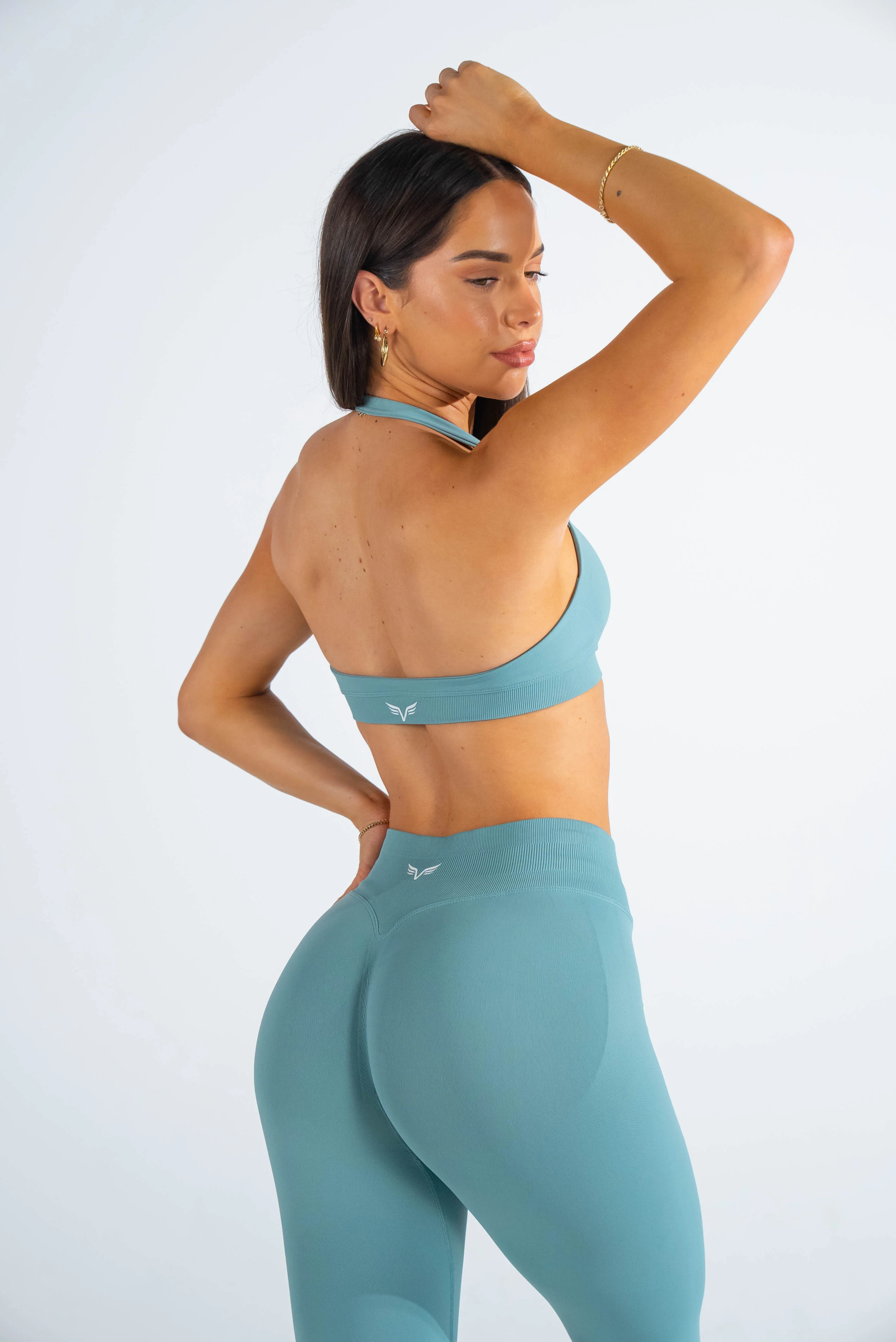 Club Athletica Flex Seamless Leggings Slate Green - Image 7