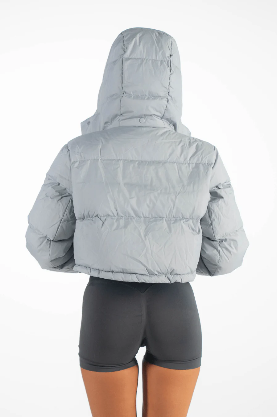 Classy Elegance Puffer Jacket 2.0 Cadet Grey - Image 5