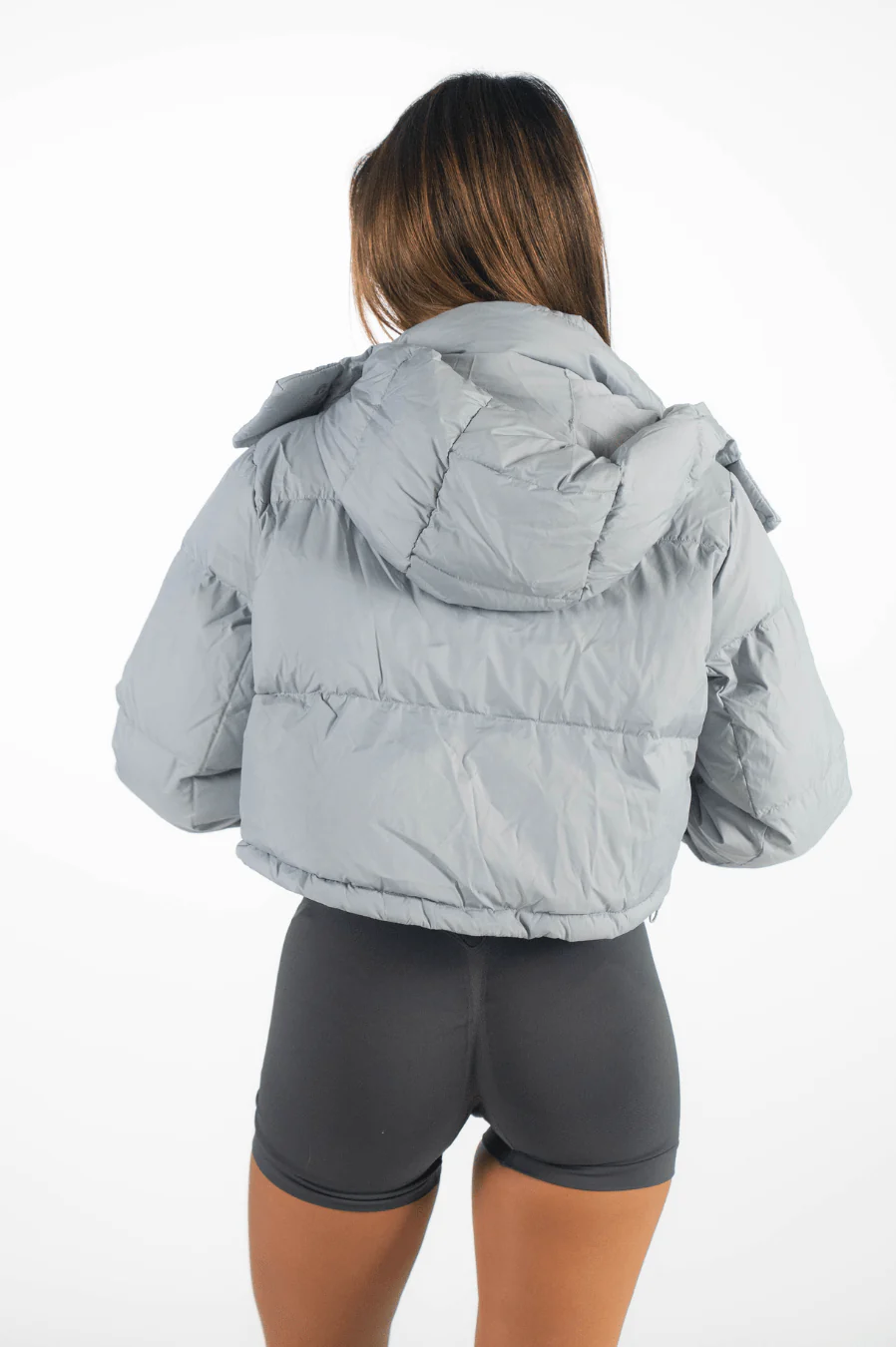 Classy Elegance Puffer Jacket 2.0 Cadet Grey - Image 6
