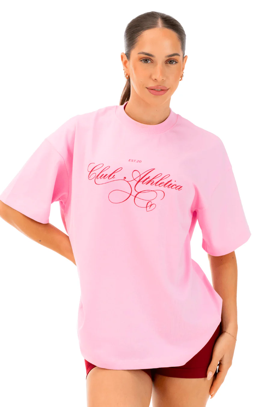 Club Athletica Oversized Pink/Red - Image 2