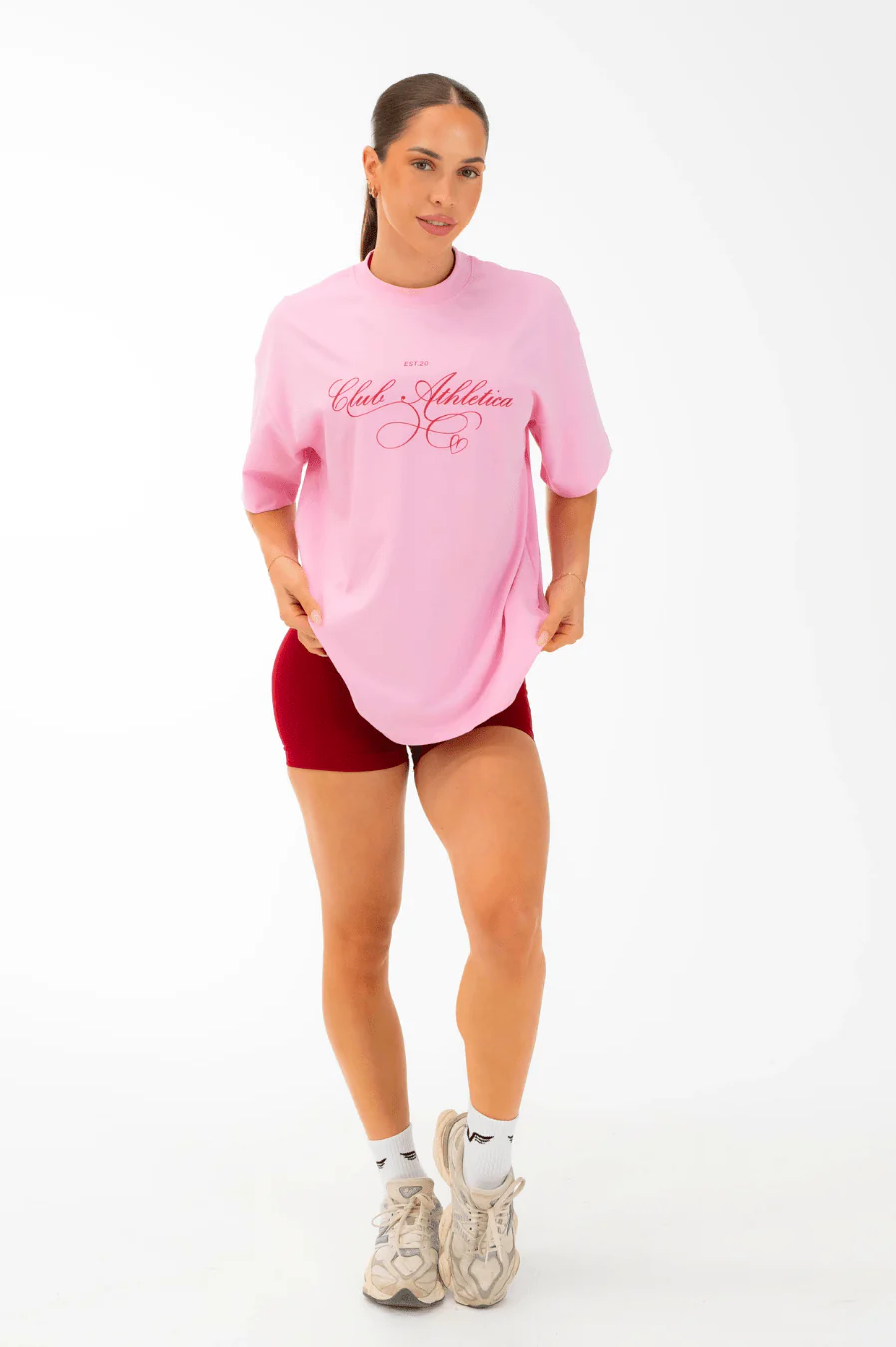 Club Athletica Oversized Pink/Red - Image 5