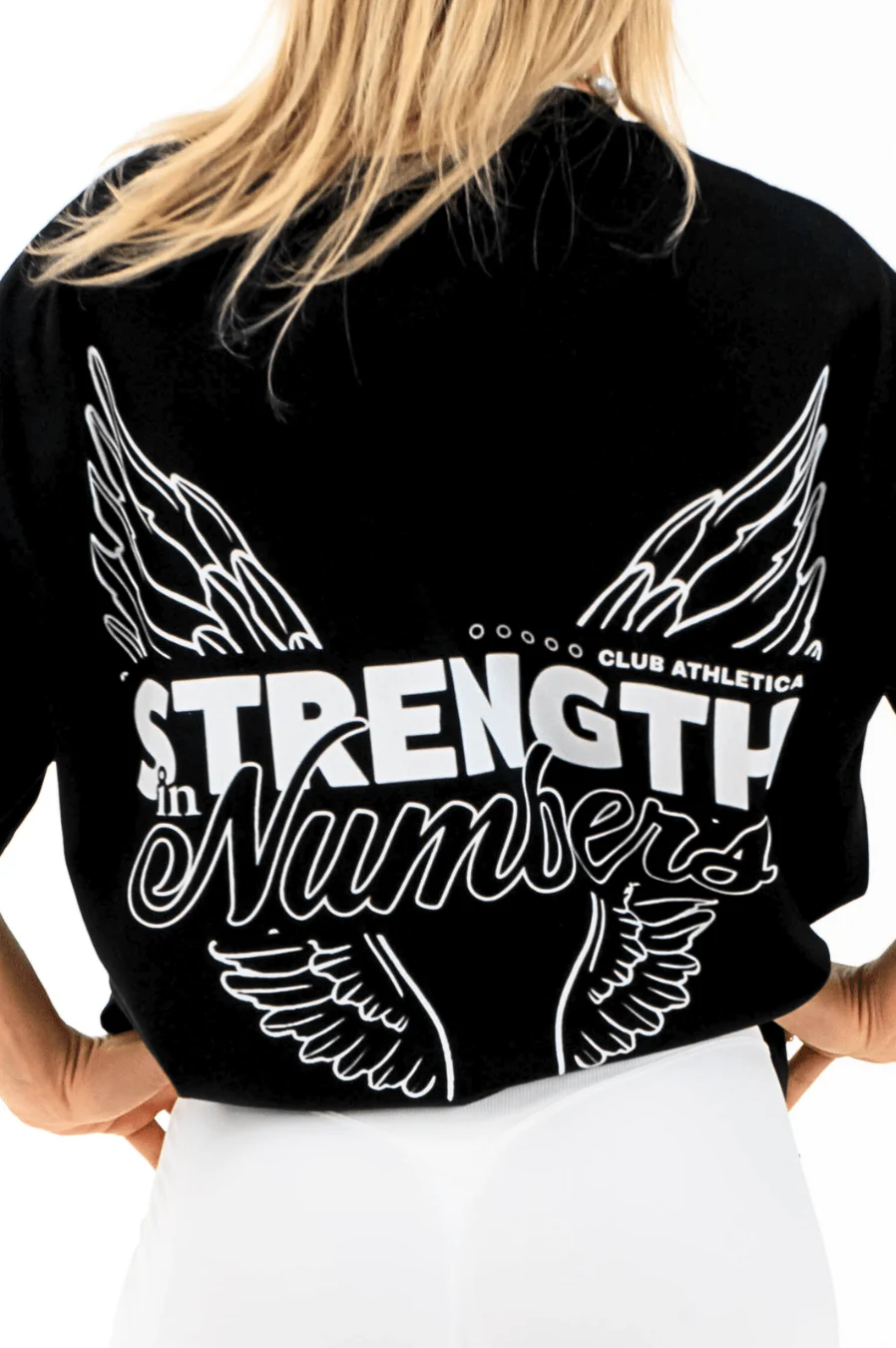 Club Athletica Oversized Tee Black - Image 8