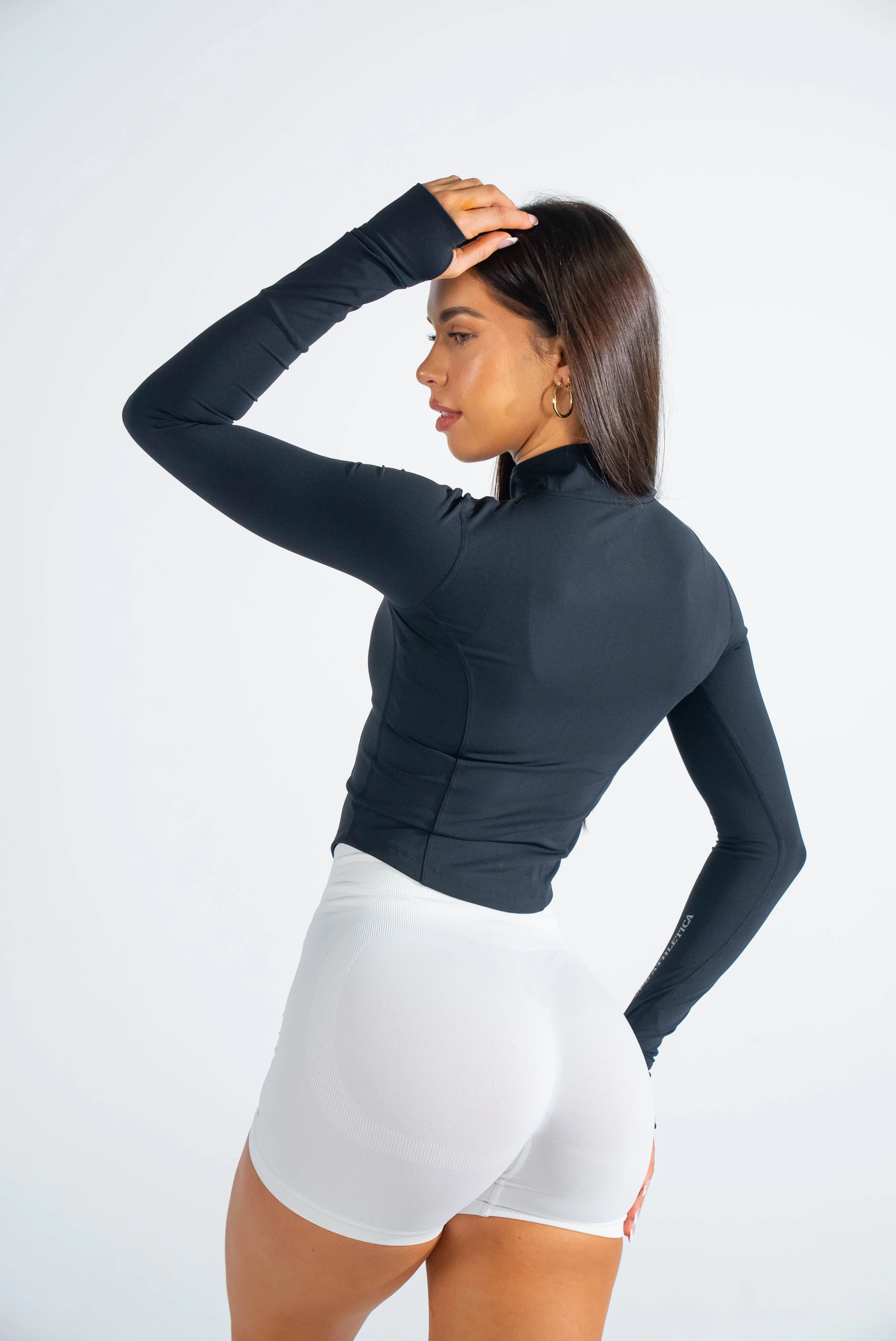 Vital Zip-Up Jacket Black - Image 4