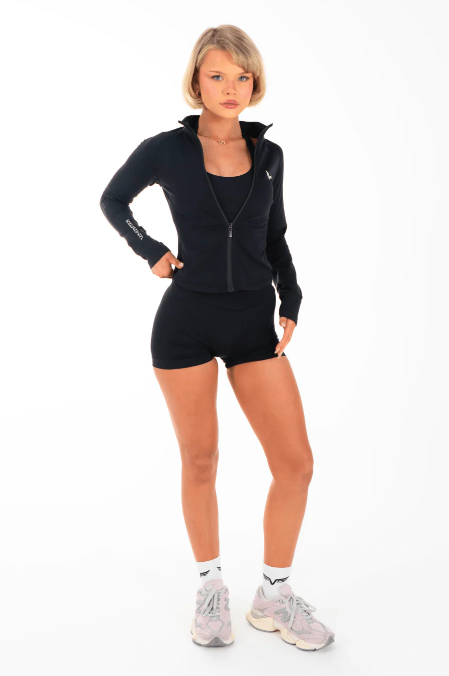 Flex Zippy Sculpt Jacket Black - Image 4
