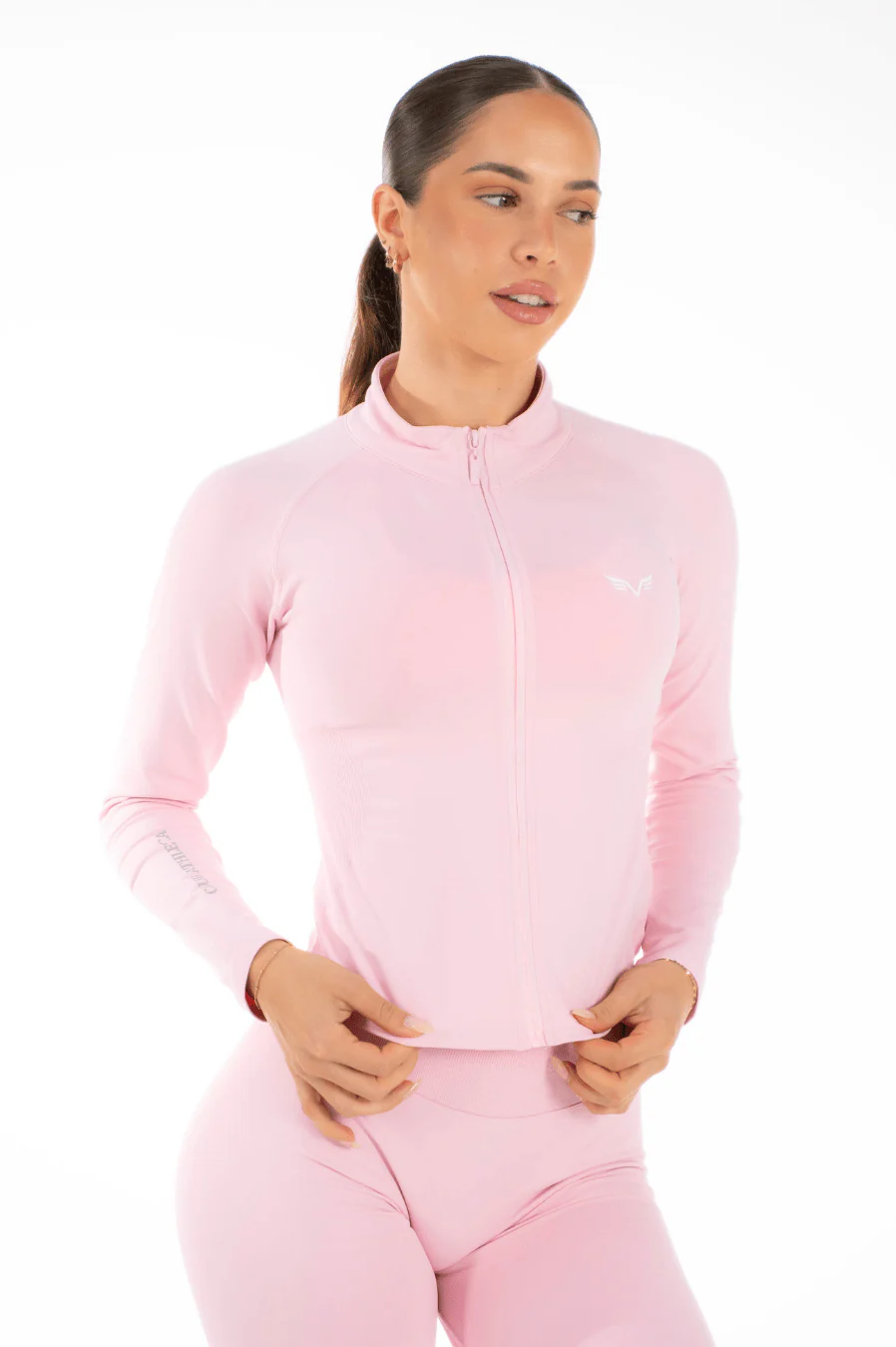 Flex Zippy Sculpt Jacket Light Pink - Image 3